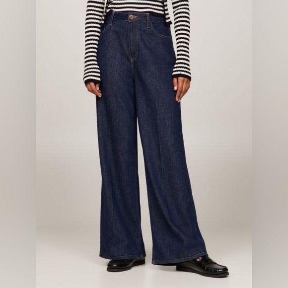 Tommy Hilfiger Denim - Tommy Hilfiger Mid Rise Denim Wide Leg Jeans | Trousers | Denim | Fall | Casual